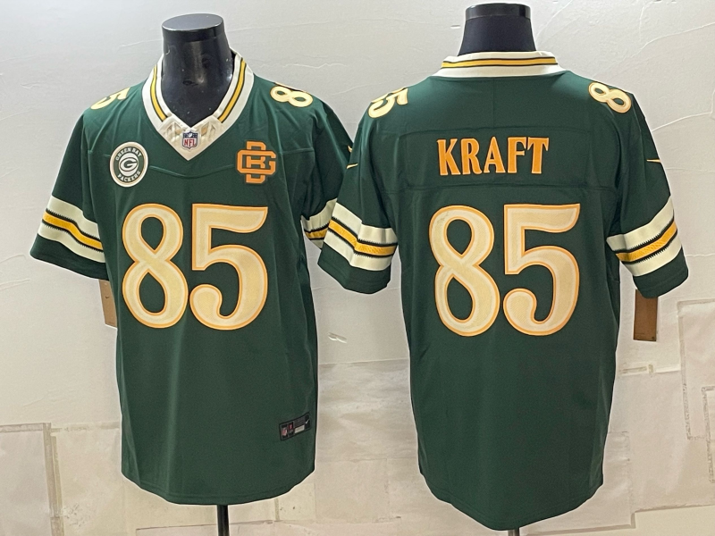 Men Green Bay Packers #85 Kraft green 2026 Nike NFL Jersey 101601